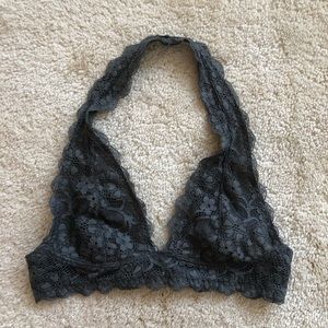 Free People Lace Halter Bralette